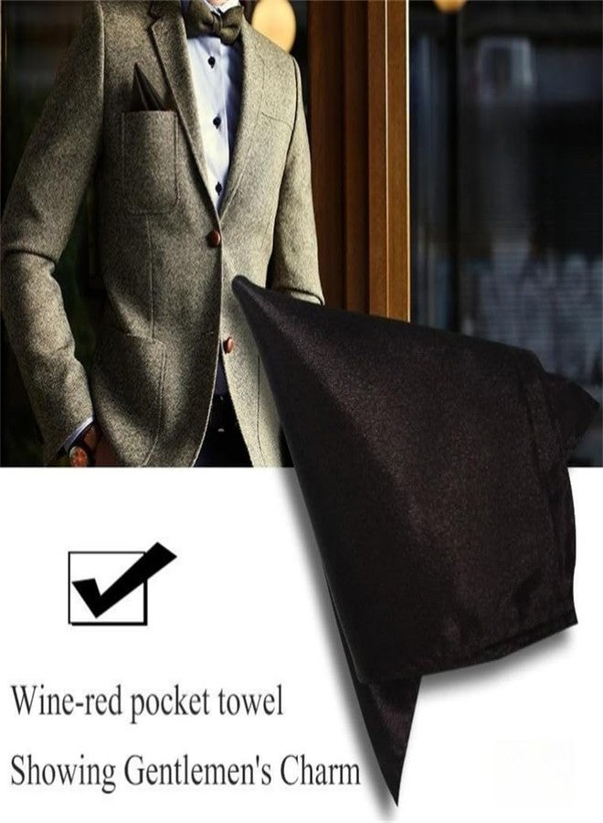 VBHHY Pocket Squares for Men 10 Pack Mens Pocket Squares handkerchiefs Set Assorted Colors - Image 4